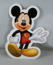 Disneyland Resort Mickey Mouse Shaped Postcard 7"x5" - $4.98