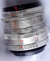 RESTORED: M42 Carl Zeiss Jena Tessar 3.5/50 50mm Alu Red T 1Q Thin, Tested: TOP - £139.65 GBP