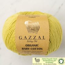 GAZZAL 3 Ball (Pack) Organic Baby Cotton Yarn, Total 5.28 Oz. 100 Cotton, Each 1 - £10.76 GBP+