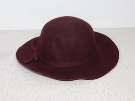 Tucker Tate Girl hat 21&quot; circumference Burgundy One size Wool 21&quot; Circumference - £11.74 GBP