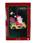 Carlton Cards Santa in Car Dec 26th Red Box Christmas Ornament 1997 - $207.24 MXN