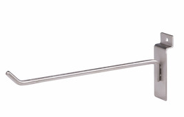 100Pc 10&quot; Chrome Peg Hooks For Slatwall Panels Shelf Hanger Pegboard Hooks - £71.09 GBP