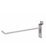 100Pc 10&quot; Chrome Peg Hooks For Slatwall Panels Shelf Hanger Pegboard Hooks - £71.93 GBP