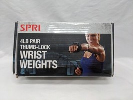 Spri 4LB Pair Thumb-Lock Wrist Weights - $15.84