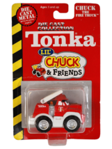 2000 Maisto Tonka Lil&#39; Chuck &amp; Friends Fire Truck Vehicle Diecast Toy NIB - £5.42 GBP
