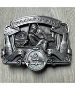 BUDWEISER THIS BUDS FOR YOU THE AMERICAN FISHERMAN 1987 BERGAMOT BELT BU... - $468.48 MXN