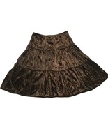 Xhilaration Girls Vintage 90s Velour Tiered Peasant Skirt Size L 10/12 B... - $22.41