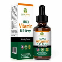 Vitamin B12 Sublingual Liquid Drops - Vegan & Non-GMO  - £14.93 GBP