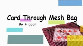 Card Through Mesh Bag by Higpon - Trick - $36.58