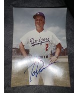 Tommy Lasorda LA Dodgers Signed Autograph Photograph Picture 3x5 - £11.02 GBP