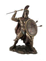 King Leonidas Greek Warrior of Sparta Bronze Finish Statue - £94.95 GBP