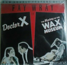 Doctor X &amp; Mystery of the Wax Museum Laserdisc&#39;s NTSC Fay Ray Double Fea... - £11.12 GBP