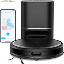 Smart Navigation Robot Vacuum and Mop with Self-Emptying Dock, 5300Pa Ma... - $390.22