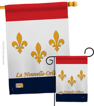 New Orleans - Impressions Decorative Flags Set S118006-BO - £46.35 GBP
