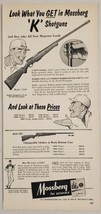 1950&#39;s Print Ad Mossberg Shotguns Model 195K &amp; Model 185D New Haven,Conn... - $17.08