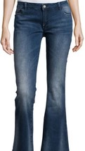 Nanette Lapore Women&#39;s Jeans Canal Flare Brooklyn Distressed Size 4 X 32 NWT - £38.77 GBP