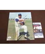 TOMMIE AGEE 1969 WSC NEW YORK METS OF&#39;ER SIGNED AUTO VINTAGE 8 X 10 PHOT... - £63.10 GBP