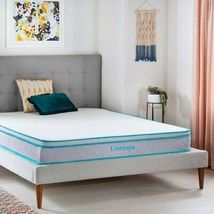 Linenspa Essentials AlwaysCool 8-Inch Hybrid Mattress, Twin - £150.29 GBP