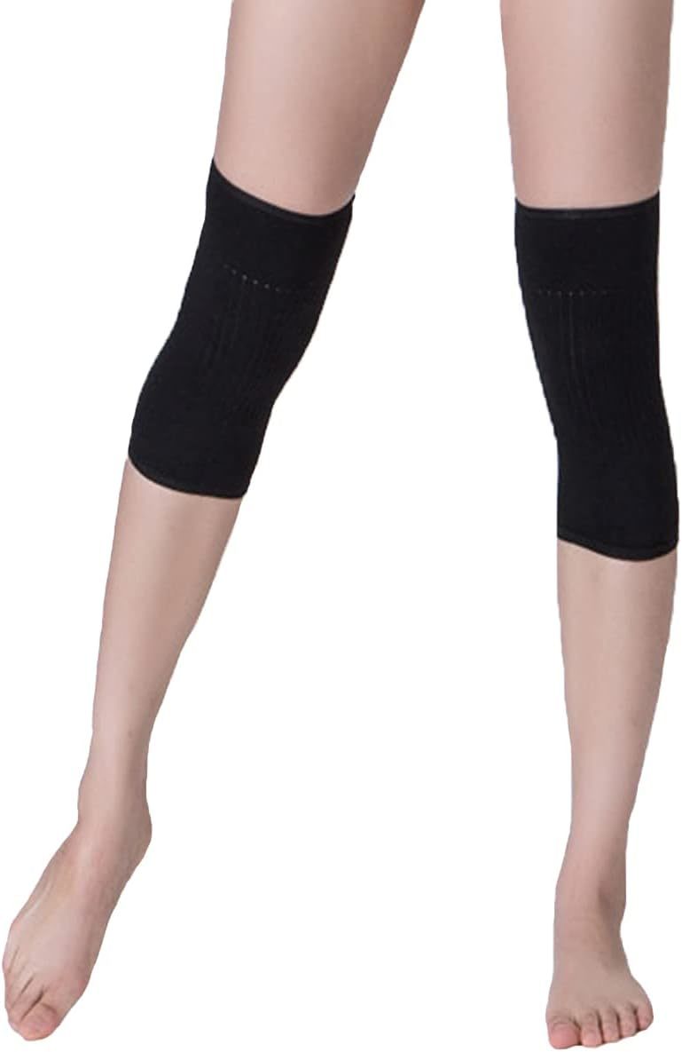 Womens Mens Winter Knee Brace Leg Knee Warmers Sleeve Wrap Stretchy Thermal - $36.94