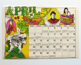 April 1980 2-Sided Class Calendar &amp; Sea Anemone Poster Instructor Magazine - $367.20 MXN