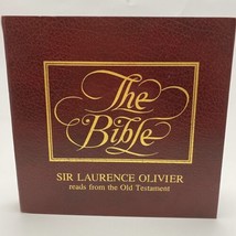 The Bible 12 Cassettes Sir Laurence Olivier Reads From The Old Testament Vintage - £34.26 GBP