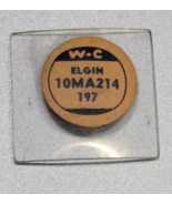 NOS W-C Watch Craft 10MA214 Elgin Mineral Glass Domed Crystal 21.4 x 19.... - €16,09 EUR