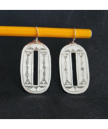 Tuareg Earrings Silver Ethnic Jewelry Handmade Tribal Gypsy Boho Hippy A... - £50.39 GBP