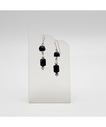 Howlite Dangle Earrings handmade with bronze hooks - £11.99 GBP