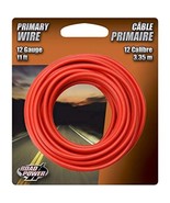 Road Power 55671533 12 Gauge, Red, 11-ft Automotive Copper Wire, 11&#39; - $26.77 CAD