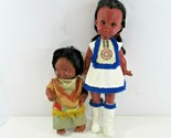 Regal Canada Inuit Dolls Pair Native Canadian First Nations Vintage w/ O... - $29.02