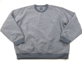 Dockers Golf Mens Long Sleeve Pullover Size Large Gray Check - $8.34