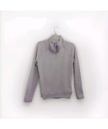 MTA Sport  Women 3/4 Zip Up Pullover Sweatshirt Lavender - $13.86