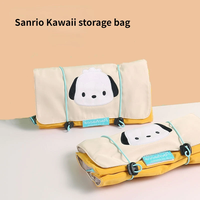 Sanrio Cute Travel Makeup Bag Anime Kawaii Kuromi Pochacco Portable - £18.18 GBP