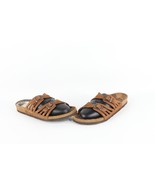 Vintage Birkenstock Womens 8 Distressed Suede Leather Web Strap Buckle S... - $54.22 CAD