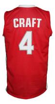 Aaron Craft Custom College Basketball Jersey New Sewn Red Any Size image 2