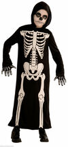 FORUM SKELETON REAPER BOYS GRIM REAPER ROBE HALLOWEEN COSTUME SIZE MEDIU... - $11.76
