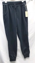 Women's Medium High-Rise Fleece Jogger Pants - Universal Thread Black image 2