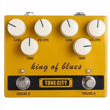 TONE CITY King of Blues Guitar Overdrive Effect Pedal True Bypass - £55.06 GBP