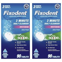 Fixodent 3 Minute Daily Cleanser Tablets Plus Scope 90 ct (Discontinued)... - $49.49