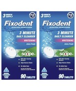 Fixodent 3 Minute Daily Cleanser Tablets Plus Scope 90 ct (Discontinued)... - $49.49