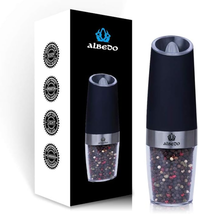 Gravity Electric Salt or Pepper Grinder with Adjustable Coarseness Automatic Pe - £24.57 GBP
