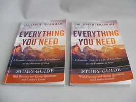 Dr. David Jeremiah Everything You Need Study Guide Paperback Excellent Lot 2 - £17.15 GBP