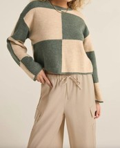 Z Supply rosi blocked sweater in Beige - $61.00