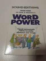 Sound Editions Word Power By Peter Funk Of Funk &amp; Wagnall&#39;s Cassette Tape - £4.74 GBP