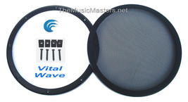 1X 10&quot; inch Sub Woofer &quot;Clipless&quot; Fine Mesh GRILL Speaker Protective Cov... - $349.84 MXN