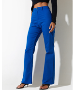 MOTEL ROCKS Zoven Trousers in Twill Cobalt Blue  (MR95) - £14.96 GBP