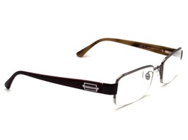 Bvlgari Women&#39;s Eyeglasses 1005 103 Brown/Silver Half Rim Frame Italy 54[]19 140 - $59.99