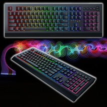 Razer - Cynosa V2 Full Size Wired Membrane Gaming Keyboard with Chroma RGB Light - £51.97 GBP