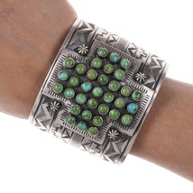 Mark Yazzie Navajo Sterling and turquoise row bracelet - £1,499.35 GBP