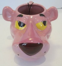 New Vintage Pink Panther Large Coffee Mug With Tag 3-Dimensional Face 1994 - £31.75 GBP